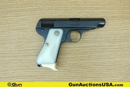 Armi Galesi 7.65 Pistol. Good condition, Normal Handling Marks, Scattered Spotting and/or Pitting.