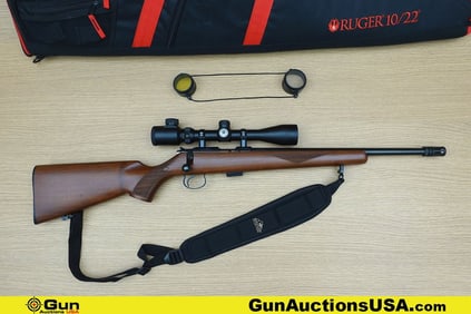 CZ 455 .22 LR Rifle. Excellent. 17.5" Barrel. Shootable Bore, Tight Action Bolt Action Features a