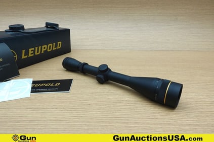 Leupold VX-2 Scope. Excellent. This 6-18x40 mm ADJ.OBJ Scope Features Matte LRV Duplex Reticle, and