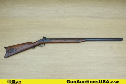 Unknown .45 Caliber Rifle. Needs Repair. 33" Barrel. Percussion Cap Features a Full OCTAGONAL