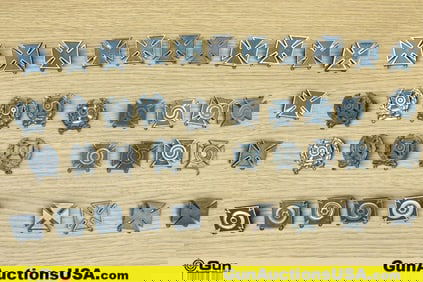 U.S. Military Surplus Accommodation Metals. Good Condition. Approx. 20 Assorted Accommodation