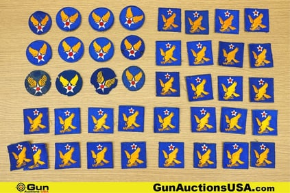 U.S. Military Surplus Patches. Good Condition. Approx. 40 Assorted US Army Air core 2nd Division,