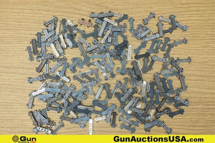 Military Surplus Accommodation Metals. Good Condition. Approx 200. WWII Era Machine Gun, Driver M,