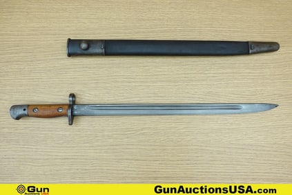 WSC, Wilkinson No.1 MkI COLLECTOR'S Bayonet. Excellent. This MINT Non-Issued WWII Admiralty Contract