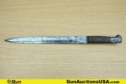 Enfield Pattern 1903 VINTAGE Bayonet. Fair Condition. This Project Bayonet Features "Crown over ER"