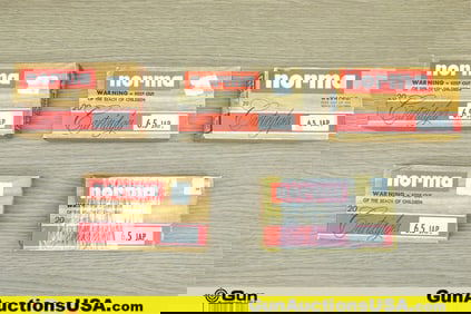 Norma 6.5 JAP Ammo. Approx. 96 Total Rounds of 6.5 Japanese in Original Factory Boxes.. (76004)