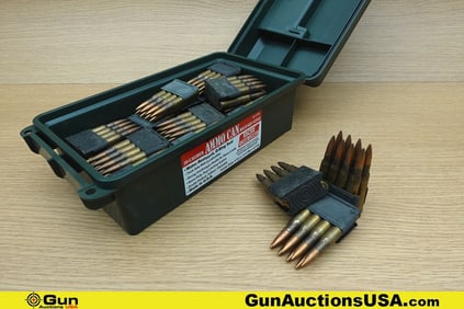 MTM, POF, Etc. 30-06 SPRNG Ammo, En-Clips, Ammo Can. Approx. 192 Total Rounds of 30-06 SPRNG on 24