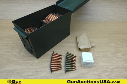 Military Surplus 7.62x39 mm Ammo. Approx. 421 Rounds of 7.62x39 mm FMJ. Includes Medium Metal Ammo