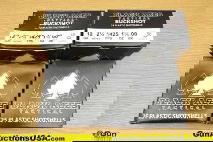 Black Aces 12 Ga. Ammo. 100 Rounds of 12 Ga. 2 3/4 " Buckshot.. (75981) (GSCU33)