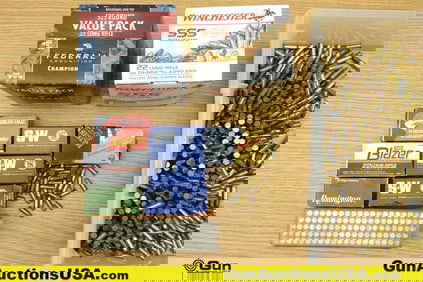 FED, WIN, CCI, Etc. .22 LR, .22 Short Ammo. Approx. 2290 Total Rounds; 2255 Rounds of .22 LR and 35