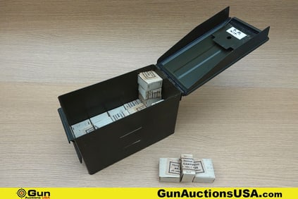 Fabrica Nacional de. Toledo 9 mm Ammo. Approx. 900 Total Rounds of 9 mm FMJ. Includes Medium Metal