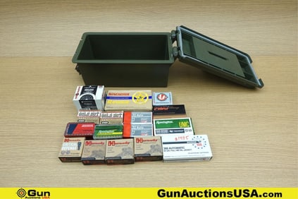 Remington, Federal, Speer, Etc. .22 Magnum, .40 S&W, .380 ACP, .32 ACP, .22LR Ammo. Approx. 555 Rds
