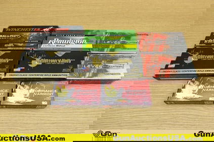 Remington, Winchester, Hornady .250 SAVAGE, .243 WIN, .222 REM, .32 Special Ammo. Approx. 160 Rds in