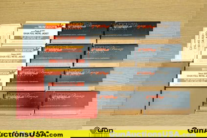 PMC, Winchester, Quality Centerfire .45 ACP, 10mm, 9mm Ammo. Approx. 673 Rds in Total; 423 Rds of