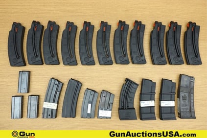 S&W, NC Star, Ruger, Etc. M&P15-22, Mini-14, M1-Carbine .22 LR, .223 REM, .30 CARBINE Magazines.