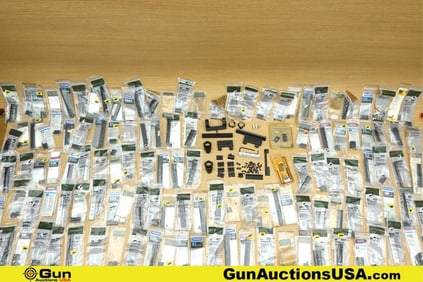 Leupold, Weaver, Etc. Gun Parts. Very Good. Approx. 130 Assorted Scope Mounts for Various Firearms