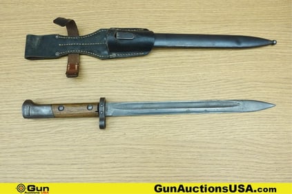 CZ/VZ COLLECTOR'S Scabbard. Good Condition. One CZ VZ 24 Bayonet with Scabbard and Frog. CSZ T