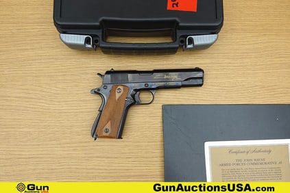John Wayne Replica Pistol. Good Condition. One John Wayne Armed Forces Commemorative Replica Pistol.