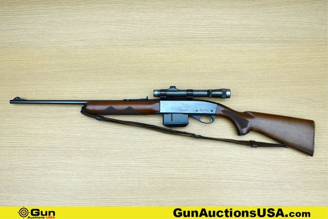REMINGTON 740 30-06SPRG Rifle. Very Good. 22" Barrel. Shiny Bore, Tight Action Semi Auto Features: REMINGTON 740 30-06SPRG Rifle. Very Good. 22" Barrel. Shiny Bore, Tight Action Semi Auto Features ORIGINAL BEAUTIFUL BLUED Finish, Very Nice Walnut Stock, Steel Butt Plate, Smooth Action, Crisp Trigge