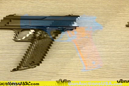 BENELLI ARMI-URBINO B76 9MM PARA Pistol. Very Good. 4.25" Barrel. Shiny Bore, Tight Action Semi Auto