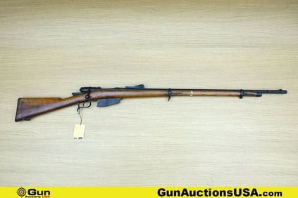 BRESCIA ARSENAL VETERLLI 10.35 Rifle. Fair Condition. 33.5" Barrel. Dark Bore, Tight Action Bolt