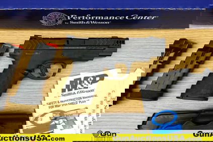 S&W M&P SHIELD 9 PLUS 9X19 Pistol. Excellent. 3.75" Barrel. Shiny Bore, Tight Action Semi Auto