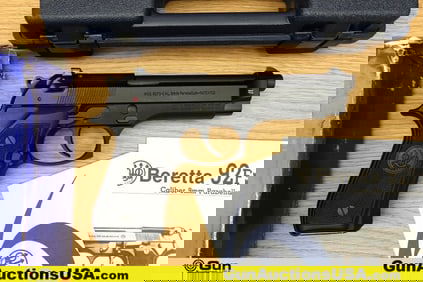 Beretta 92FS 9MM PARA PISTOL. Excellent. 4 7/8" Barrel. Shiny Bore, Tight Action Semi Auto A