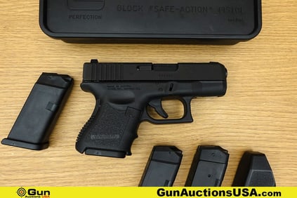 Glock 26 9X19 PISTOL. Excellent. 3.25" Barrel. Shiny Bore, Tight Action Semi Auto Features Nite