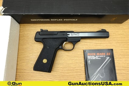 BROWNING BUCKMARK .22 LR TARGET Pistol. Excellent. 5.5" Barrel. Shiny Bore, Tight Action Semi Auto