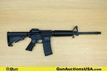 S&W M&P 15 5.56 Rifle. Excellent. 17.5" Barrel. Shiny Bore, Tight Action Semi Auto Features a 1:9