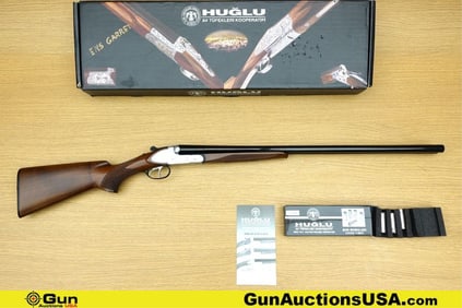HUGLU TURKEY 201-A 12 ga. APPEARS UNFIRED Shotgun. Excellent. 28" Barrel. Shiny Bores, Tight Action