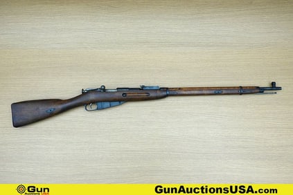 TULA M91/30 7.62 x 54r Rifle. Very Good. 28.5" Barrel. Dark Bore Bolt Action Features a HEX