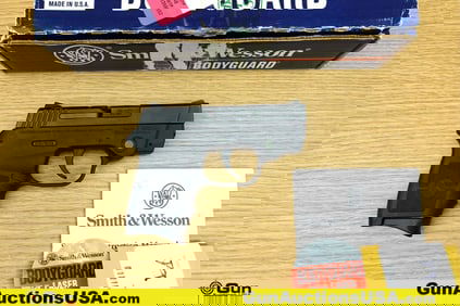 S&W BODYGUARD 380 .380 ACP Pistol. Excellent. 2.75" Barrel. Shiny Bore, Tight Action Semi Auto