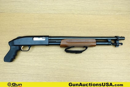 Mossberg 500A 12 ga. Shotgun. Very Good. 18.5" Barrel. Shiny Bore, Tight Action Pump Action Features