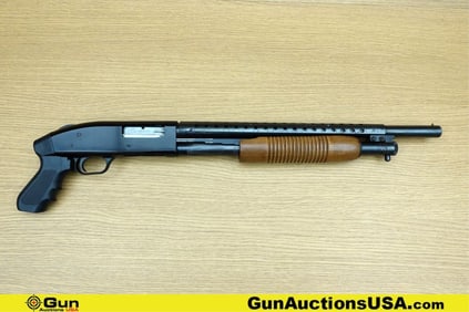 Mossberg 500A 12 ga. Shotgun. Good Condition. 18" Barrel. Shiny Bore, Tight Action Pump Action