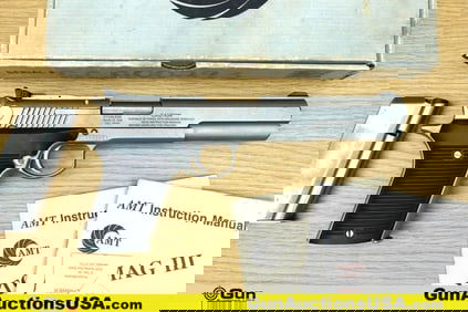 AMT AUTOMAG III 30 CARBINE Pistol. Good condition, Normal Handling Marks, Scattered Spotting and/or