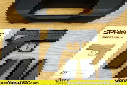 Kriss SDP Compact 9MM Pistol. Very Good. 3.5" Barrel. Shiny Bore, Tight Action Semi Auto This