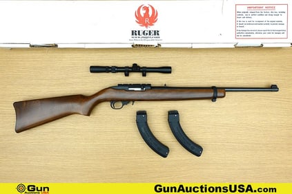 Ruger 10\22 .22 LR Rifle. Excellent. 18.5" Barrel. Shiny Bore, Tight Action Semi Auto Features a