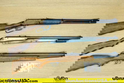 Daisy, Sears .22 Cal.-BB- Rifles. 19", 17.25",19.5" Barrel. Single Shot Two BB Guns by Daisy and a