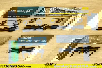 Bushnell, Rifle Scope, NC STAR, Leapers Scopes. Very Good. Four Scopes; One Bushnell Scope for a .22