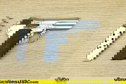 .32 ACP Pistol. Needs Repair. 3.5" Barrel. Semi Auto Features a Nickel Finish, Fixed Front Sight,