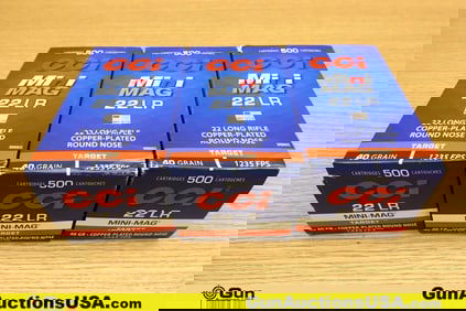 CCI MINI MAG .22LR Ammo. 1500 Rds. . (77060) (GSCU13)