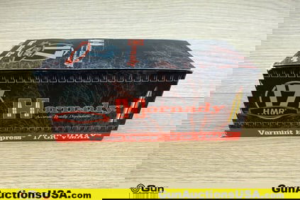 Hornady VMAX 17 HMR Ammo. 1000 Rds. 17 Gr VMAX. (77037) (GSCT44)