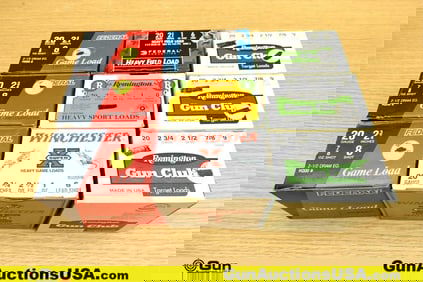 REM, FED, WIN Super-X, Etc. 20 Ga. Ammo. 225 Total Rounds of 20 ga. 2 3/4" in Assorted Shot Types..
