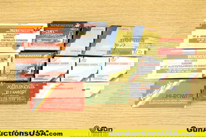 Fed, Norma, Rem, Etc. 9mm, .38 SPL, 10 mm, .38 ACP Ammo. 402 Total Rounds; 190 Rounds of .38 SPL,