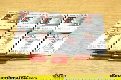 Winchester, Etc. Super-X, Etc. .410 ga. Ammo. 204 Total Rounds .410 ga. in Assorted Projectile Types