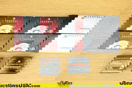 Winchester, Federal .40 S&W Ammo. 340 Rds, Assorted Gr and Types. . (76684) (GSCU36)
