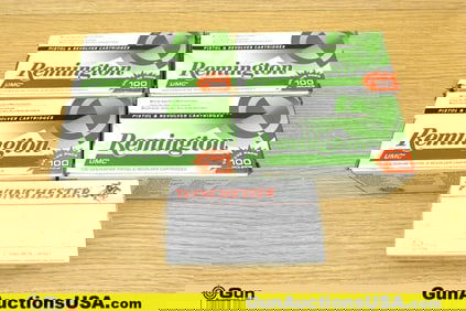 Remington, Winchester UMC, Etc. .40 S&W Ammo. 500 Rds, Assorted Gr and Types. . (76680) (GSCV17)