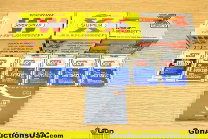 WIN, CCI Shotshell, Etc. .22 LR Ammo. Approx. 1635 Total Rounds .22 LR Assorted Grain Weights and