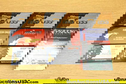 Fiocchi, American Eagle, S&B, Etc. .380 ACP Ammo. 600 Rds, 95 Gr and Assorted. . (76907) (GSCU91)